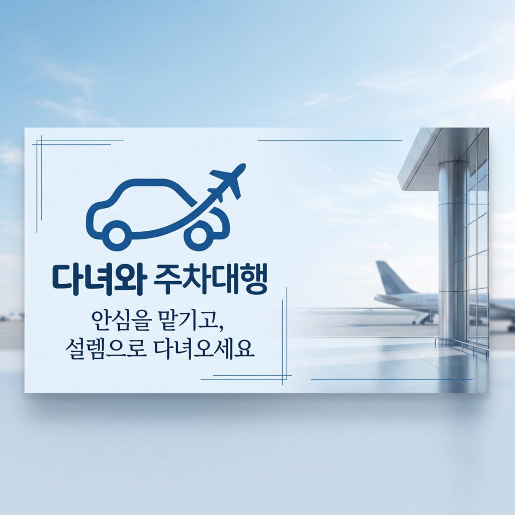 다녀와 주차대행 인천공항 대표 (사진: 업체 제공)